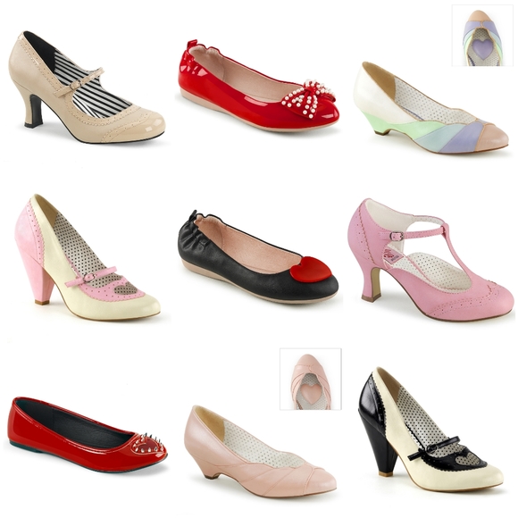 3 Pairs Mystery Box Pin Up Shoes - Picture 4 of 4